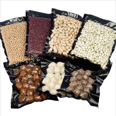 Precut Prep খাবার কালো ভ্যাকুয়াম সীল ব্যাগ সেদ্ধ খাদ্য স্টোরেজ ভারী দায়িত্ব