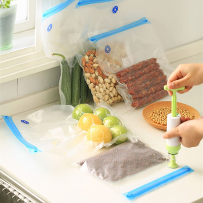 খাদ্য সঞ্চয়ের জন্য Sous Vide ব্যাগ BPA বিনামূল্যে পুনঃব্যবহারযোগ্য ভ্যাকুয়াম সিলার জিপার ব্যাগ