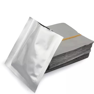 সিলভার হিট সীল 3 স্তর স্তরিত বায়ুরোধী Mylar খাদ্য ব্যাগ অ্যালুমিনিয়াম ফয়েল কাস্টম